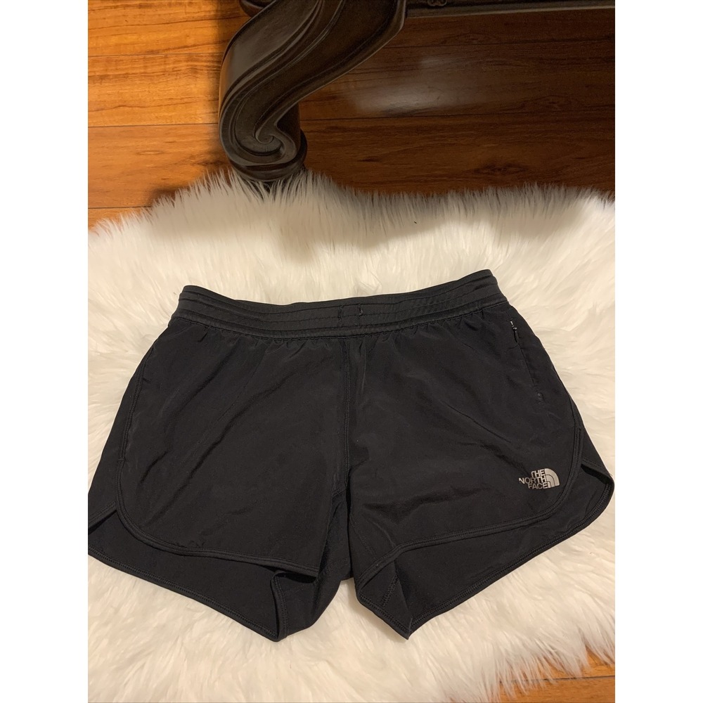 the nirth face womens medium sport shorts pleayed athletic black short comfortab